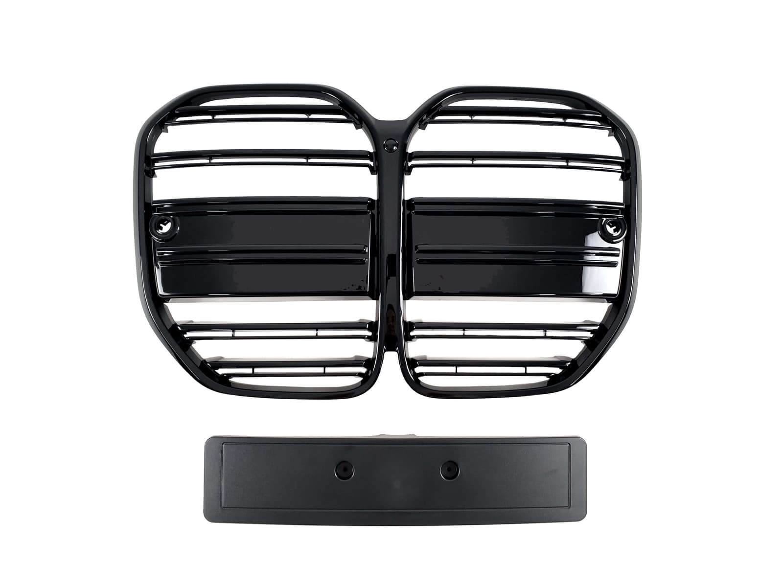 Ніздрі Чорний глянець (Подвійні M-Look) на BMW 4 Series G22 / G23 2020-2024 року