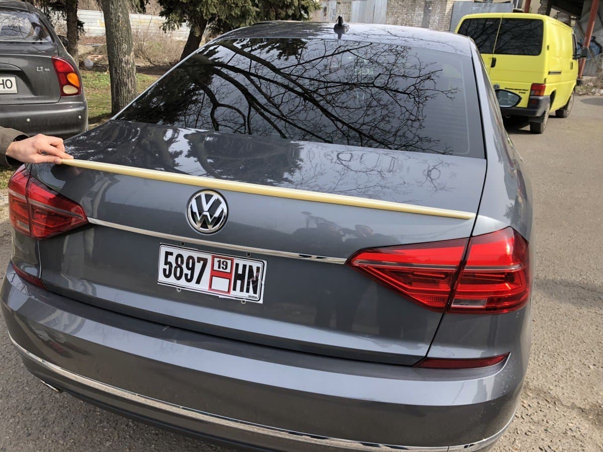 Спойлер ліп на багажник Volkswagen Passat B7 / B8 USA 2011-2019 ABS пластик під фарбування