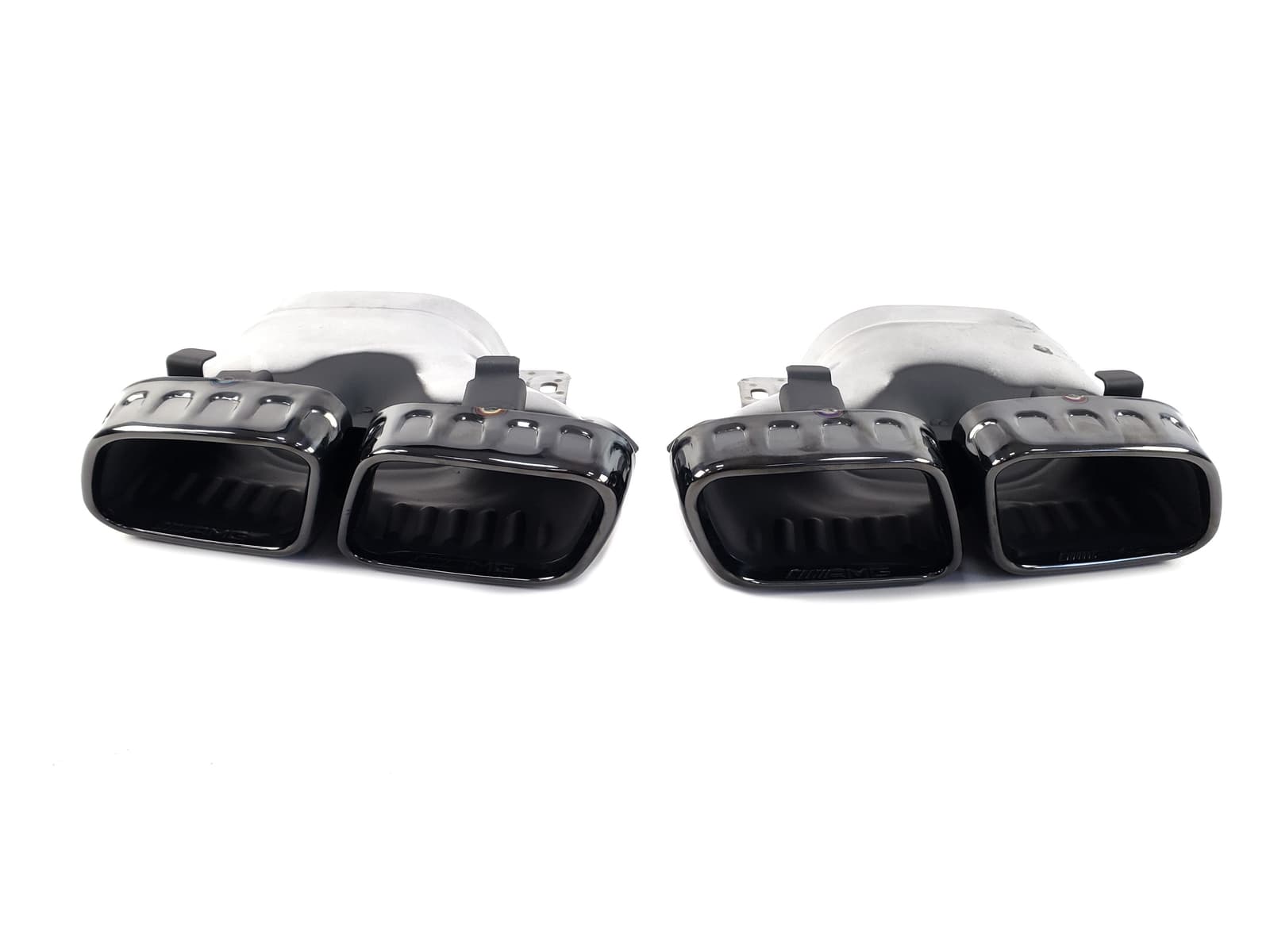 Дифузор (заднього бампера) Full Black (стиль E63) Sedan AMG на Mercedes-Benz E-Class W213 2020-2023 року 6