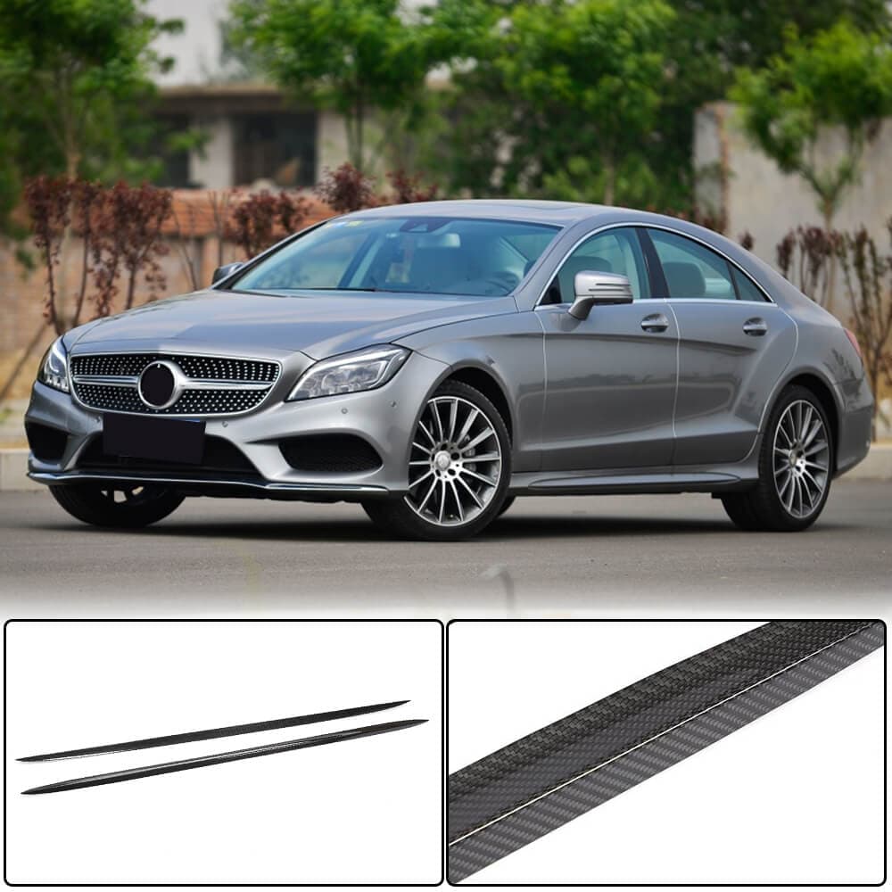 Бокові пороги (для AMG-Line / CLS63 AMG SD 2015-2018, Карбон)