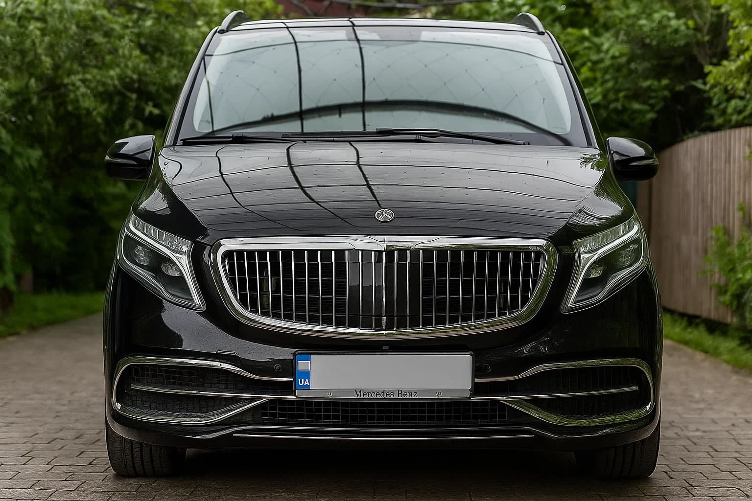 Передній бампер Maybach в зібраному вигляді