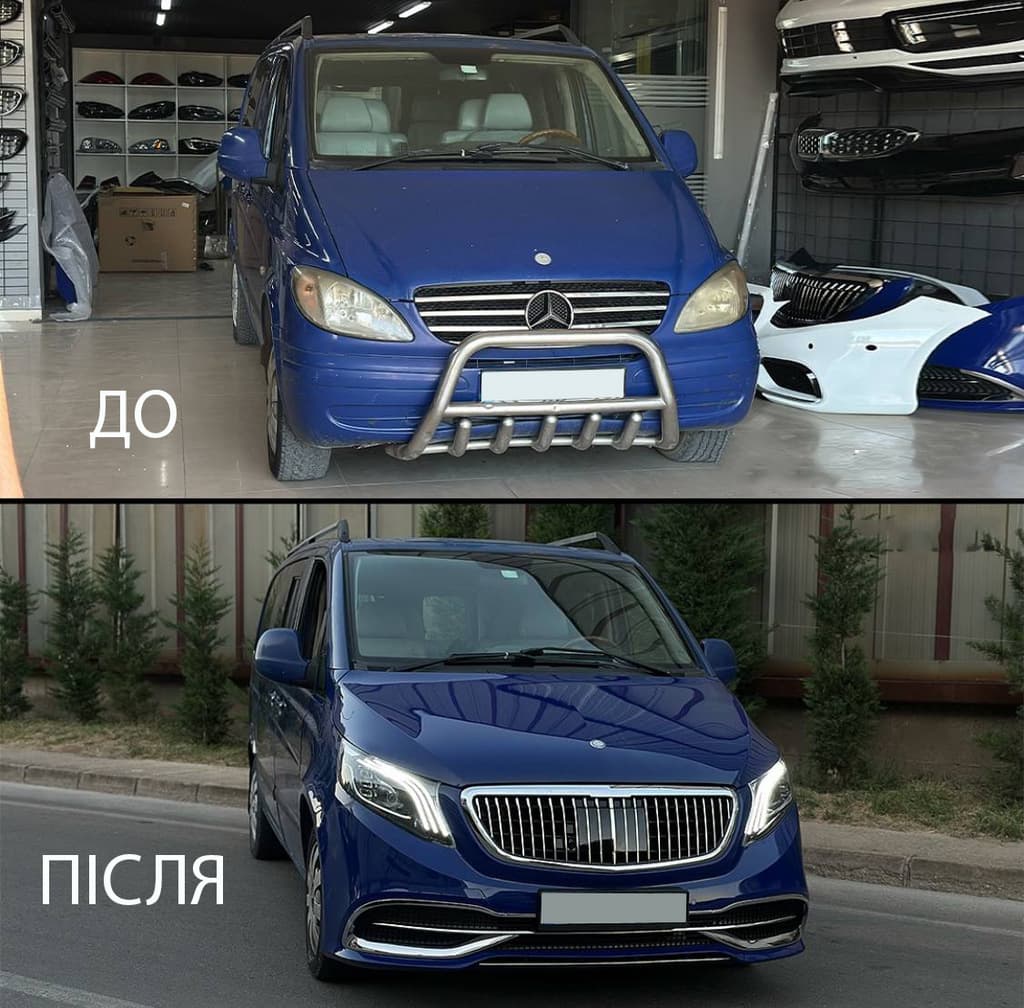 Комплект рестайлінгу в W447 Maybach 5