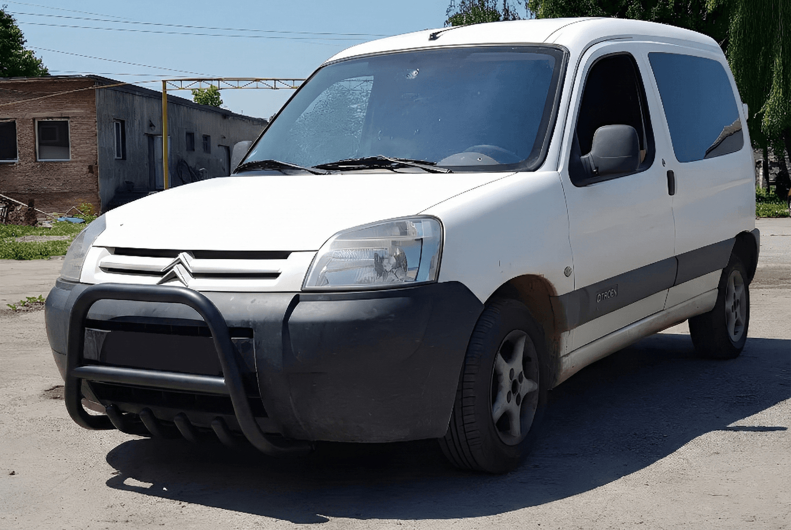 Кенгурятник WT003 Black (нерж)