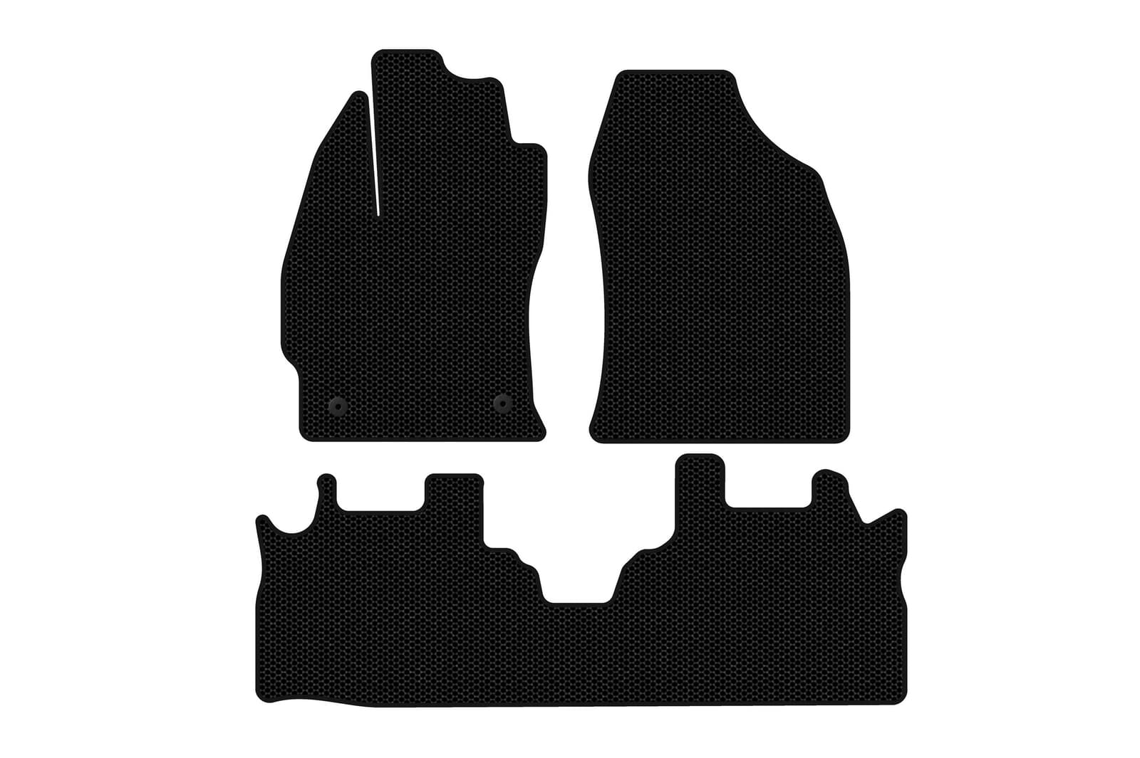 Гумові килимки Carsuit (2 ряди, чорні)
