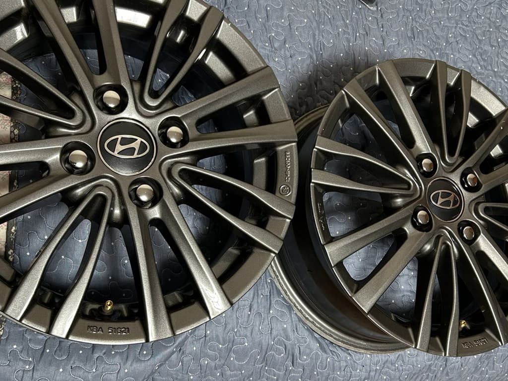 Ковпачки диски чорні hyun60tur-bl (59мм на 55мм, 4 шт) 5