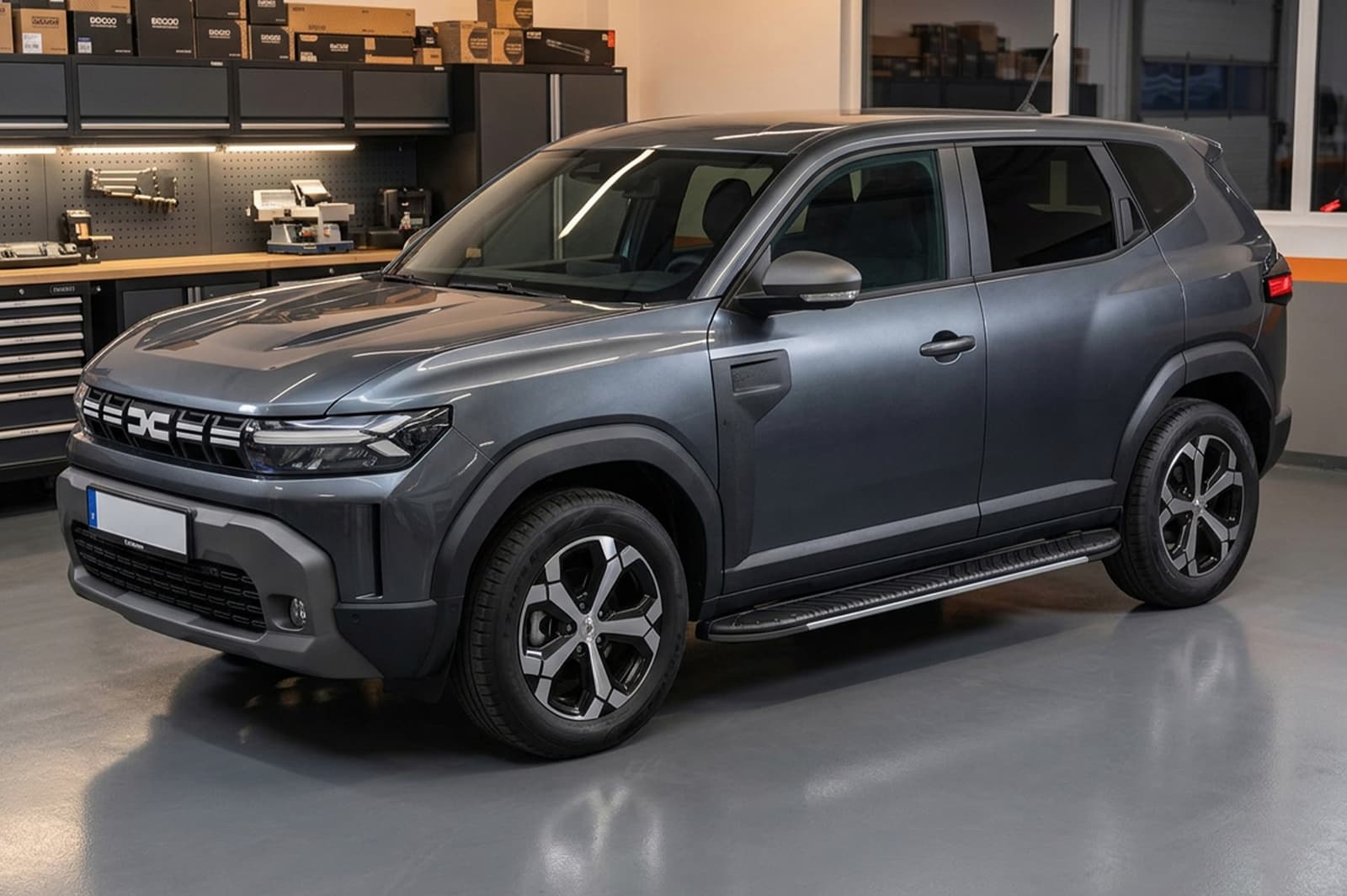 Бокові пороги Bosphore Grey (2 шт., алюміній)