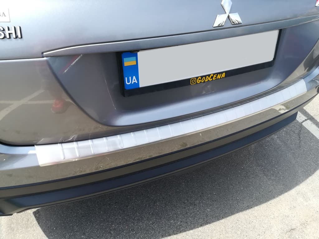 Накладка на задній бампер (OmsaLine, нерж.)