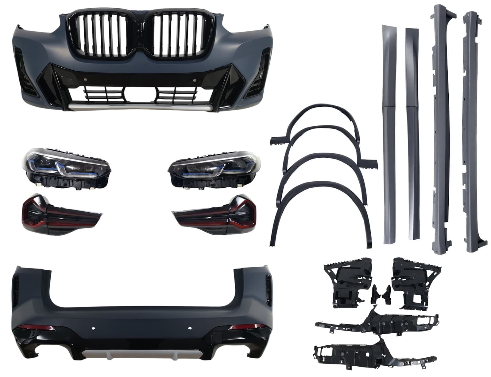 Комплект рестайлінга (в нову модель) (стиль M-Paket + оптика) на BMW X3 G01 2018-2022 року
