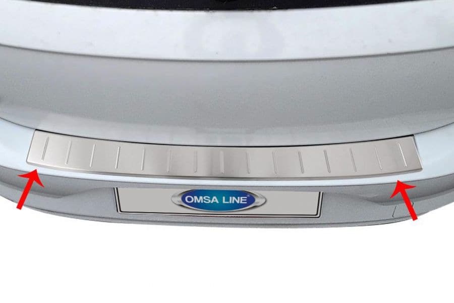 Накладка на задній бампер OmsaLine (HB, нерж)