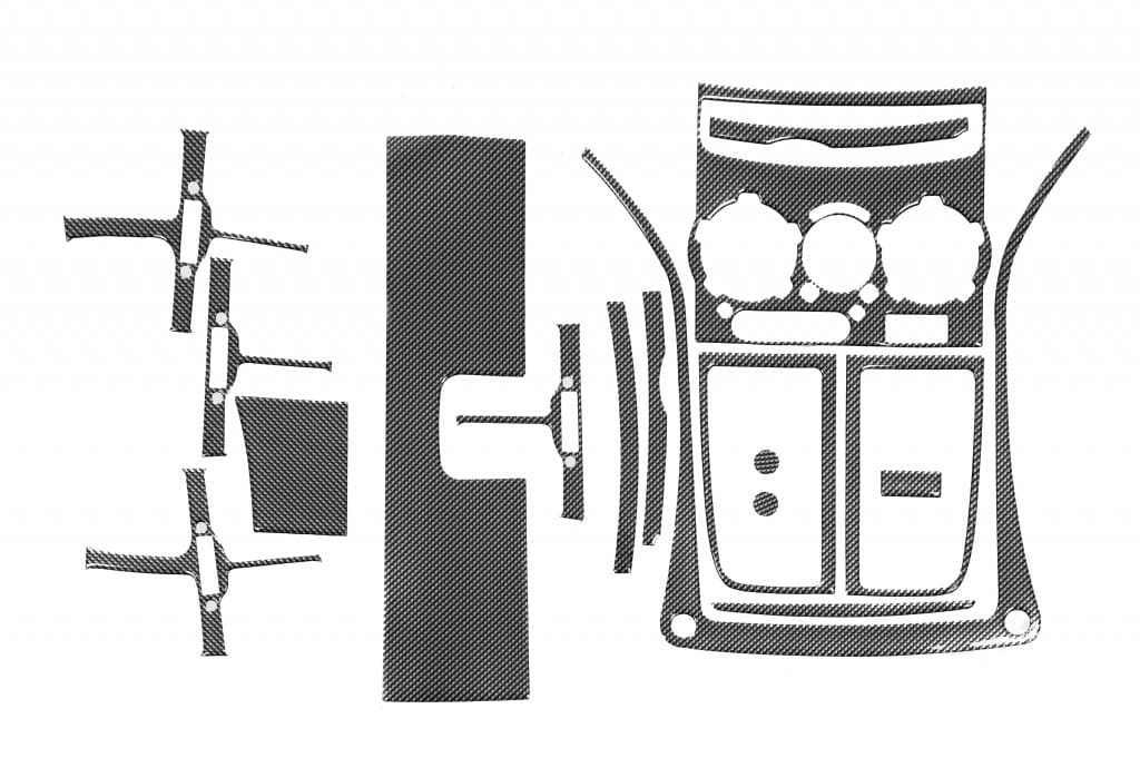Накладки на панель (Meric, 2002-2006) Карбон 4