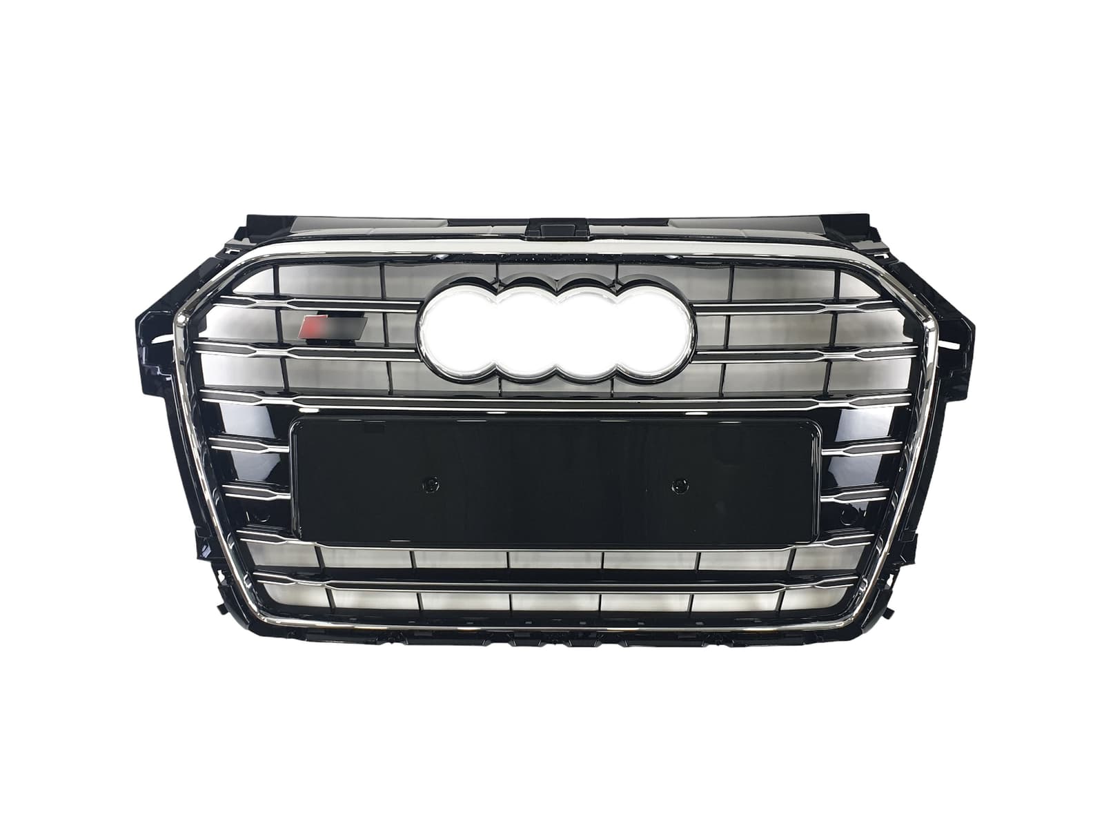 Решітка радіатора Chrome Black (в стилі S1) на Audi A1 8X 2014-2019 року