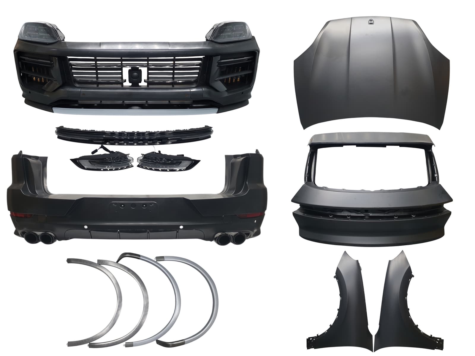 Комплект рестайлінга (в нову модель) (to Cayenne Turbo S 2025+) на Porsche Cayenne 958 2010-2014 року