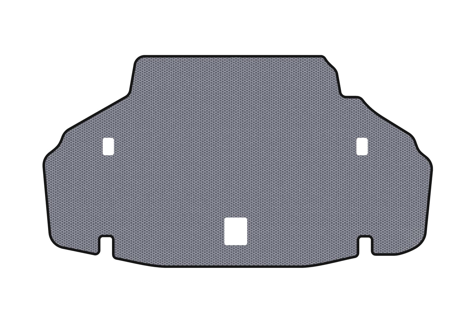 Гумовий килимок в багажник Carsuit (2007-2010, SD, Довга база, сірий)