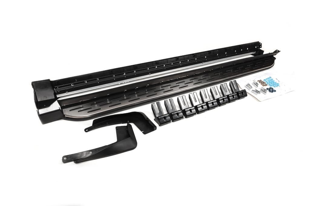 Бокові пороги OEM (2 шт, алюміній + пластик)