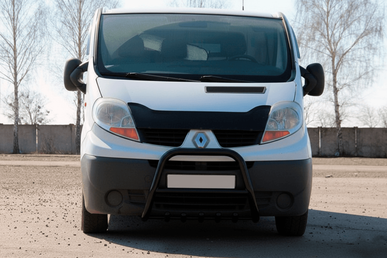 Кенгурятник QT-Spec Black (нерж.)