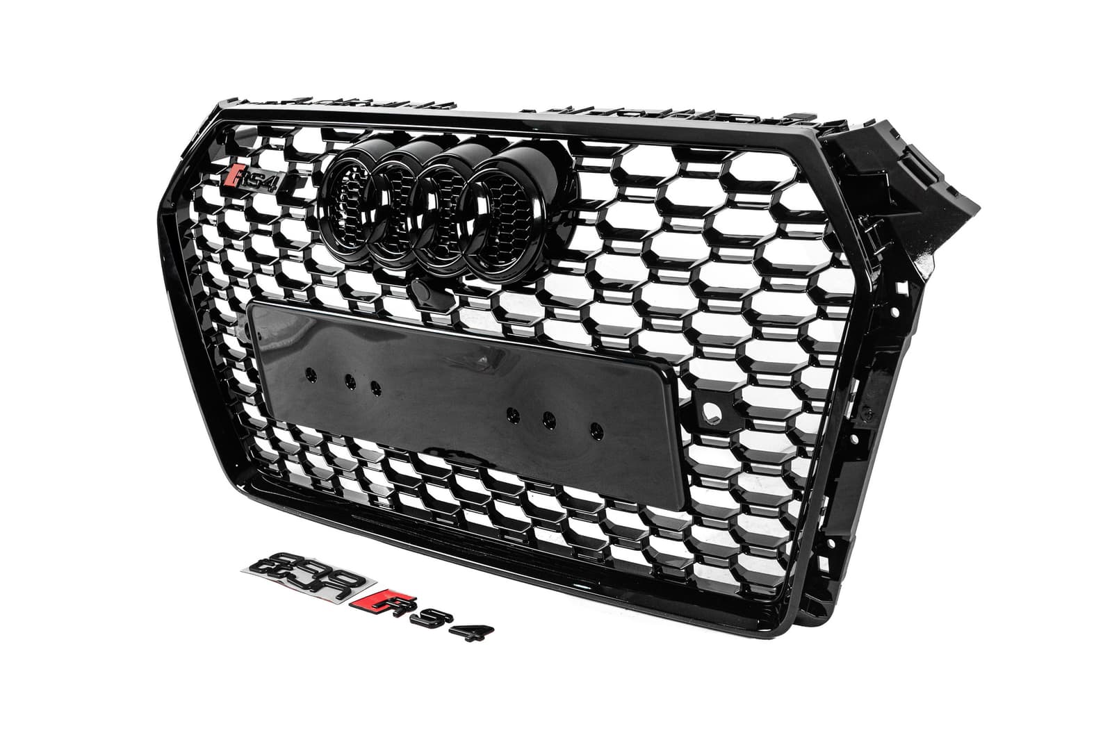 Передня решітка RS-style з написом Quattro (2015-2019, чорна) 2