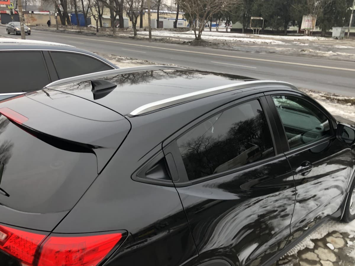 Рейлінги на дах Honda Hrv 2015+ якість оригіналу (алюміній 2шт.) 4