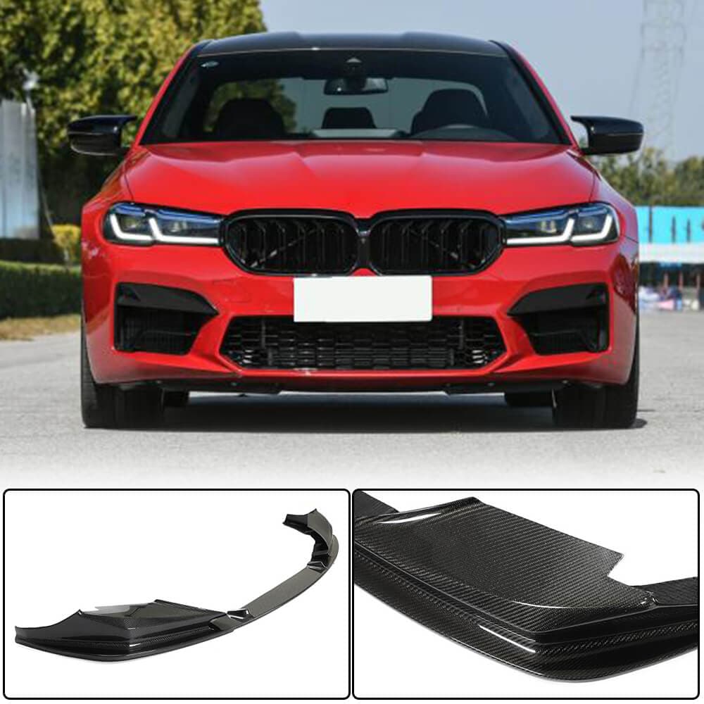 Накладка на передній бампер Lip V2 (для M5 F90 2020-2024, Карбон)