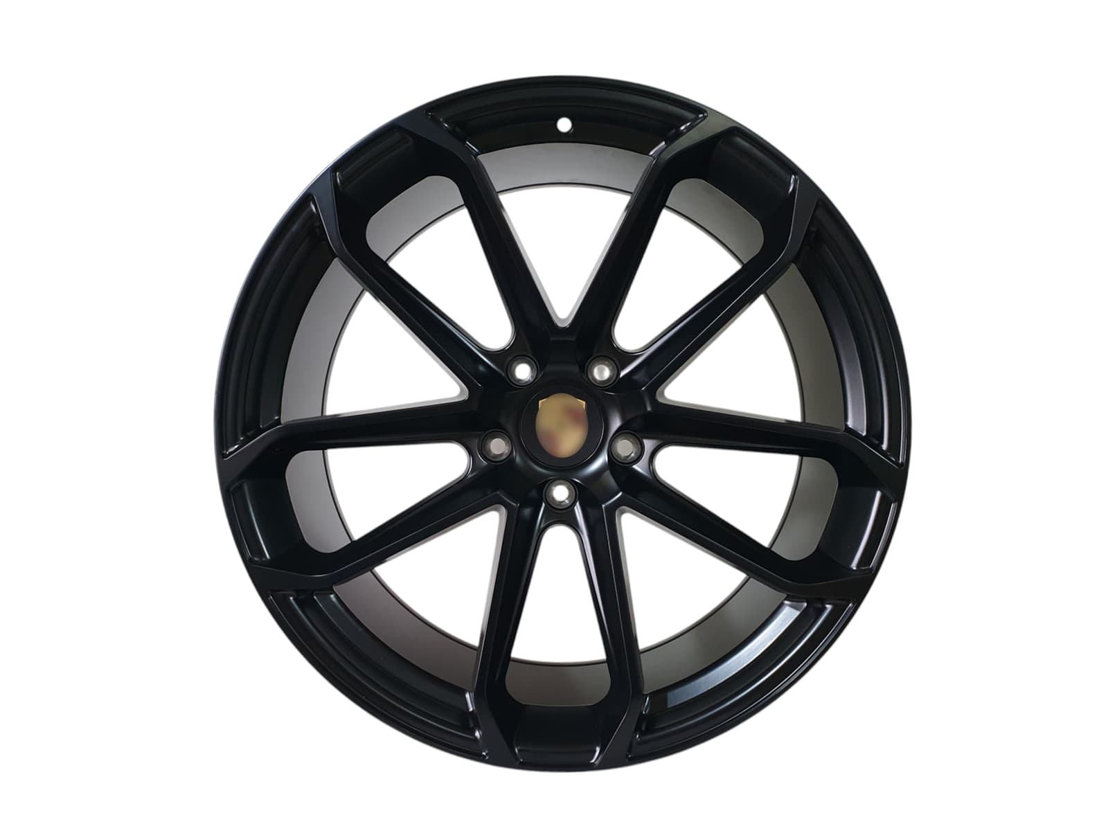 R22 Satin Black (різноширокі) Диски на Porsche Cayenne 958 2010-2014 року