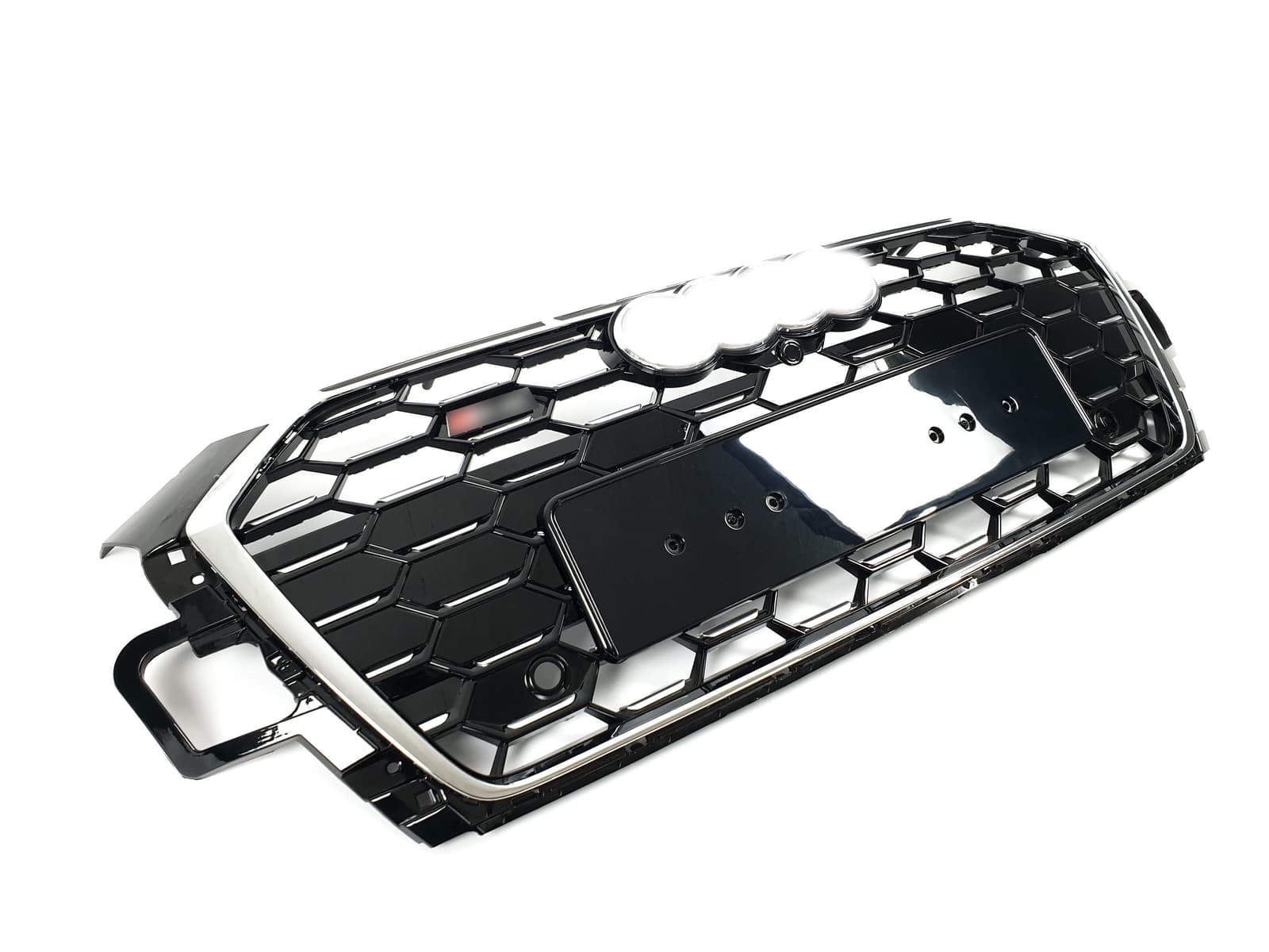 Решітка радіатора Chrome Black (Gloss) (в стилі S5) на Audi A5 B9 2020-2023 року 2