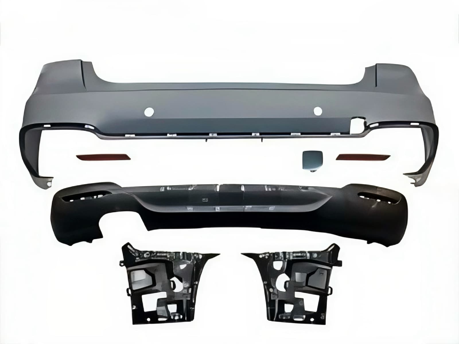 Бампер задній у зборі M Paket BMW 3 series GT F34 2013-2020 ПІД ПАРКТРОНІКИ