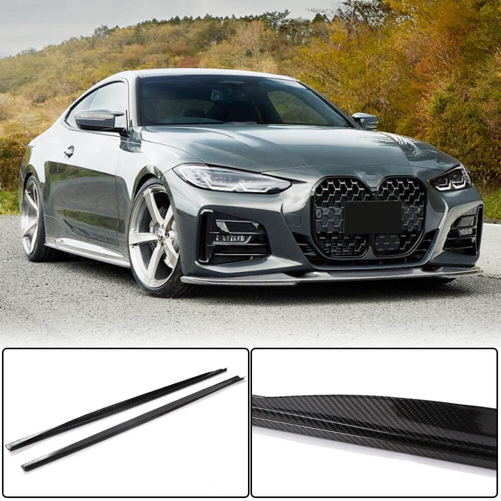 Накладки на пороги V1 (для G22/G23 M-Sport, Карбон)