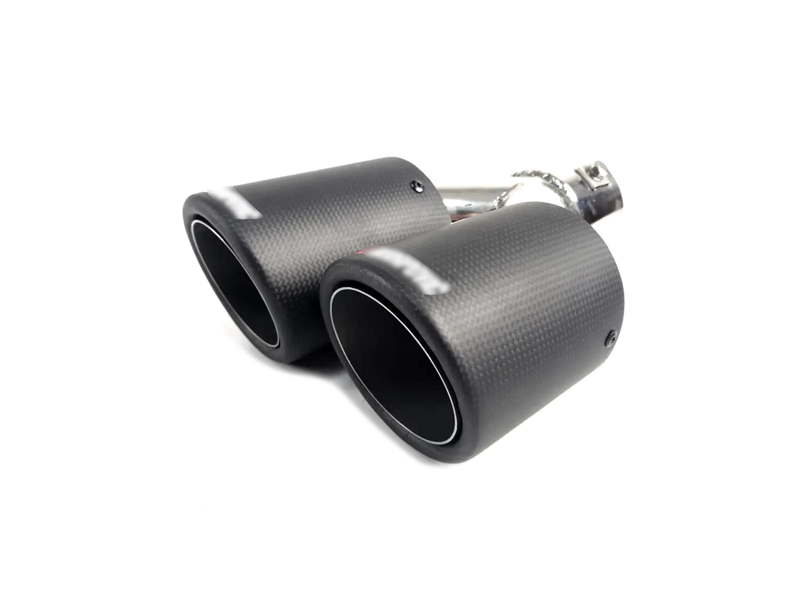 Насадки на вихлоп Carbon (матовий) 63mm To 89mm (подвійна У) на Akrapovič Akrapovič