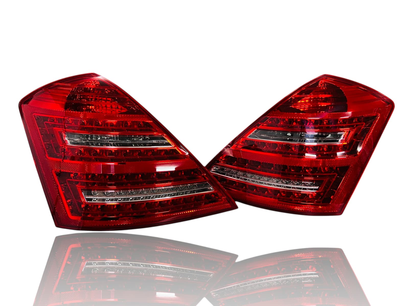 Задні ліхтарі (LCI) Стопи на Mercedes-Benz S-Class W221 2009-2013 року