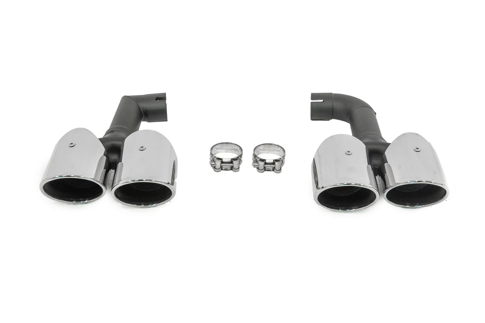 Насадки на глушники Silver в стилі X4M F98 (V2)