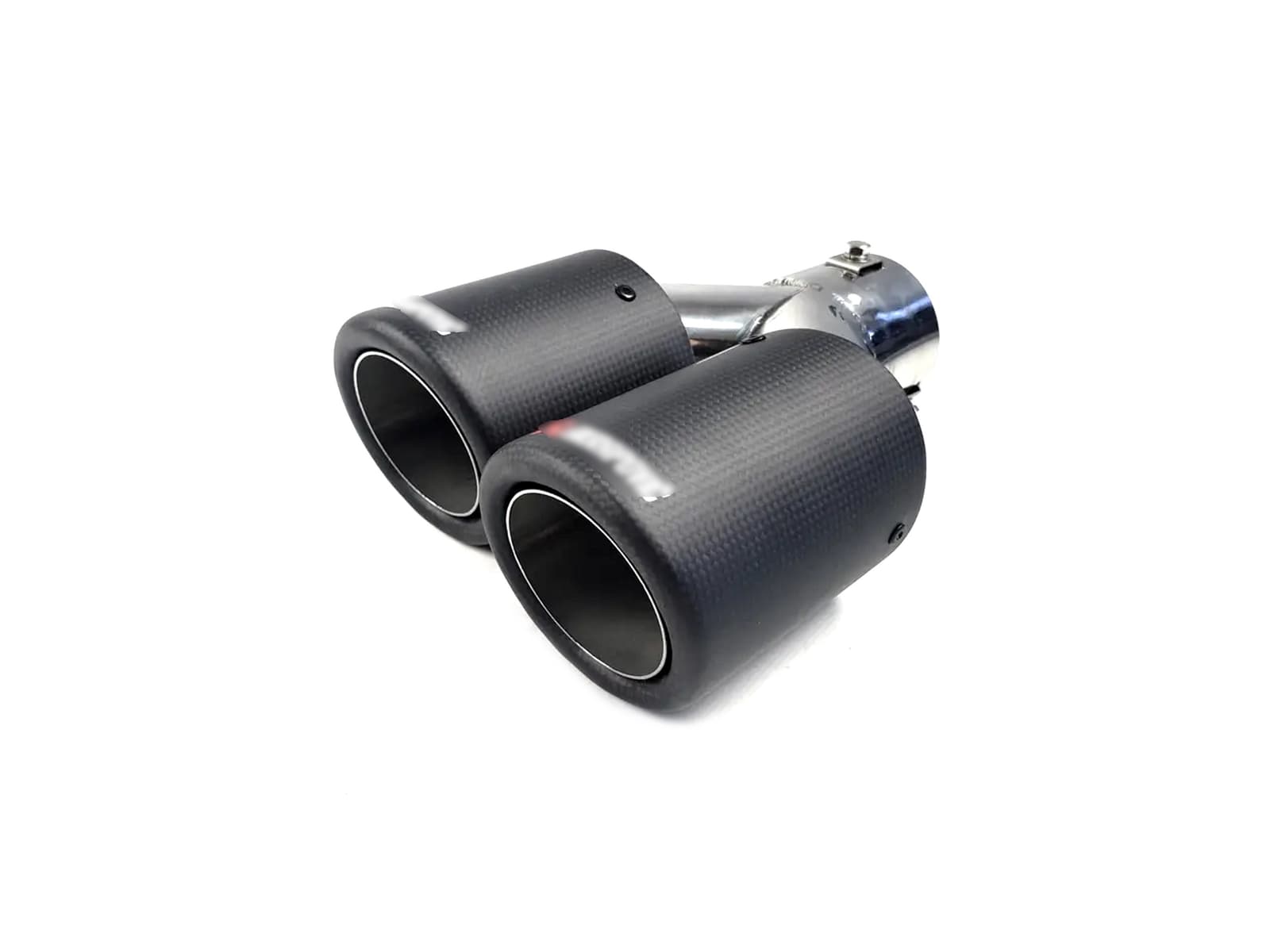 Насадки на вихлоп Carbon (матовий) 63mm To 89mm (подвійна У) на Akrapovič Akrapovič