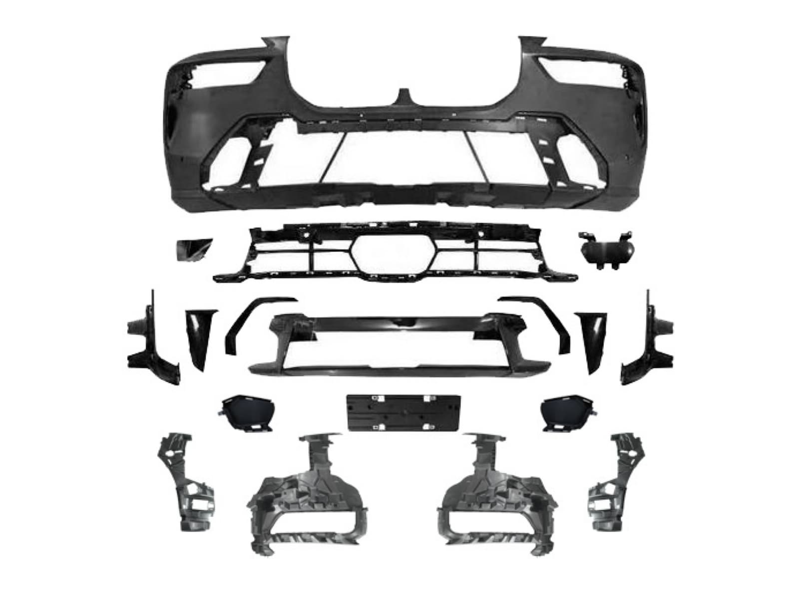 Передній бампер у зборі M paket для BMW X7 G07 LCI 2023-