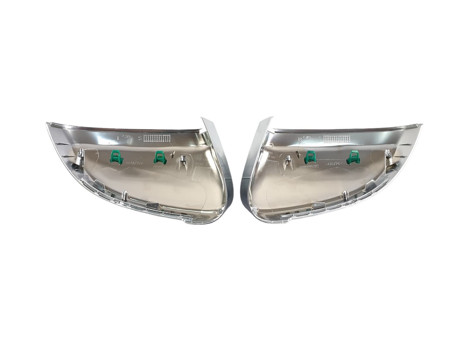 Накладки на дзеркала Silver Matte (стиль S-line) на Audi A4 B9 2015-2019 року 3