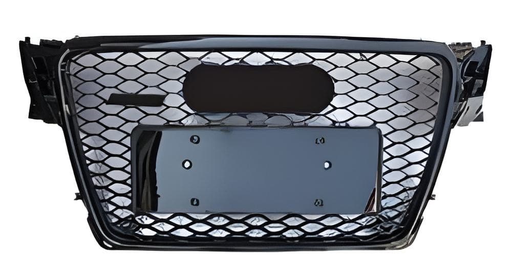 Передня решітка RS-style V-1 (2007-2011, чорна з хромом)