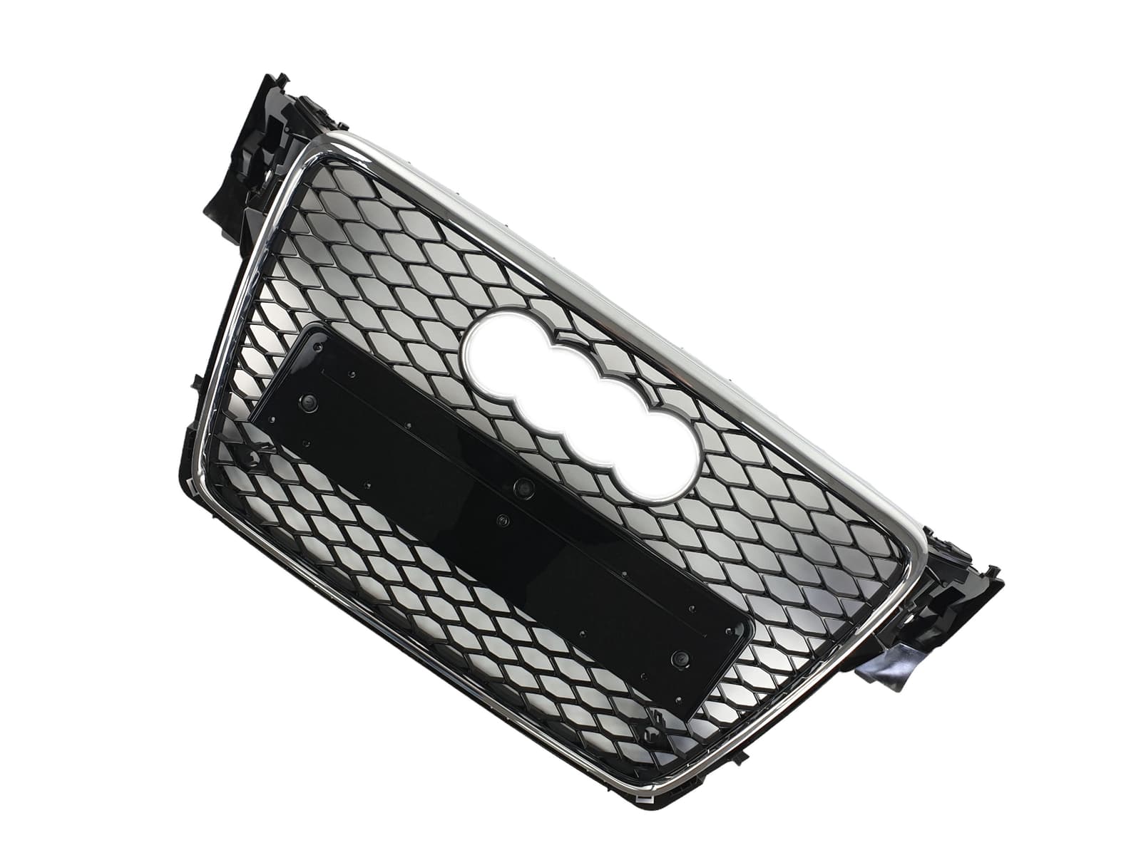 Решітка радіатора Chrome Black (в стилі RS4) на Audi A4 B8 2007-2011 року 3