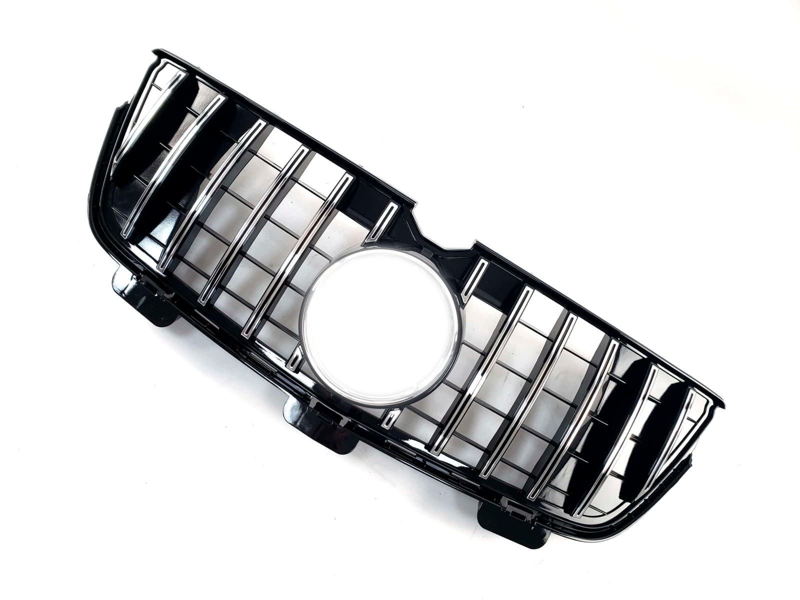 Решітка радіатора Chrome Black 2 Line GT на Mercedes-Benz GL-Class X164 2009-2012 року 3
