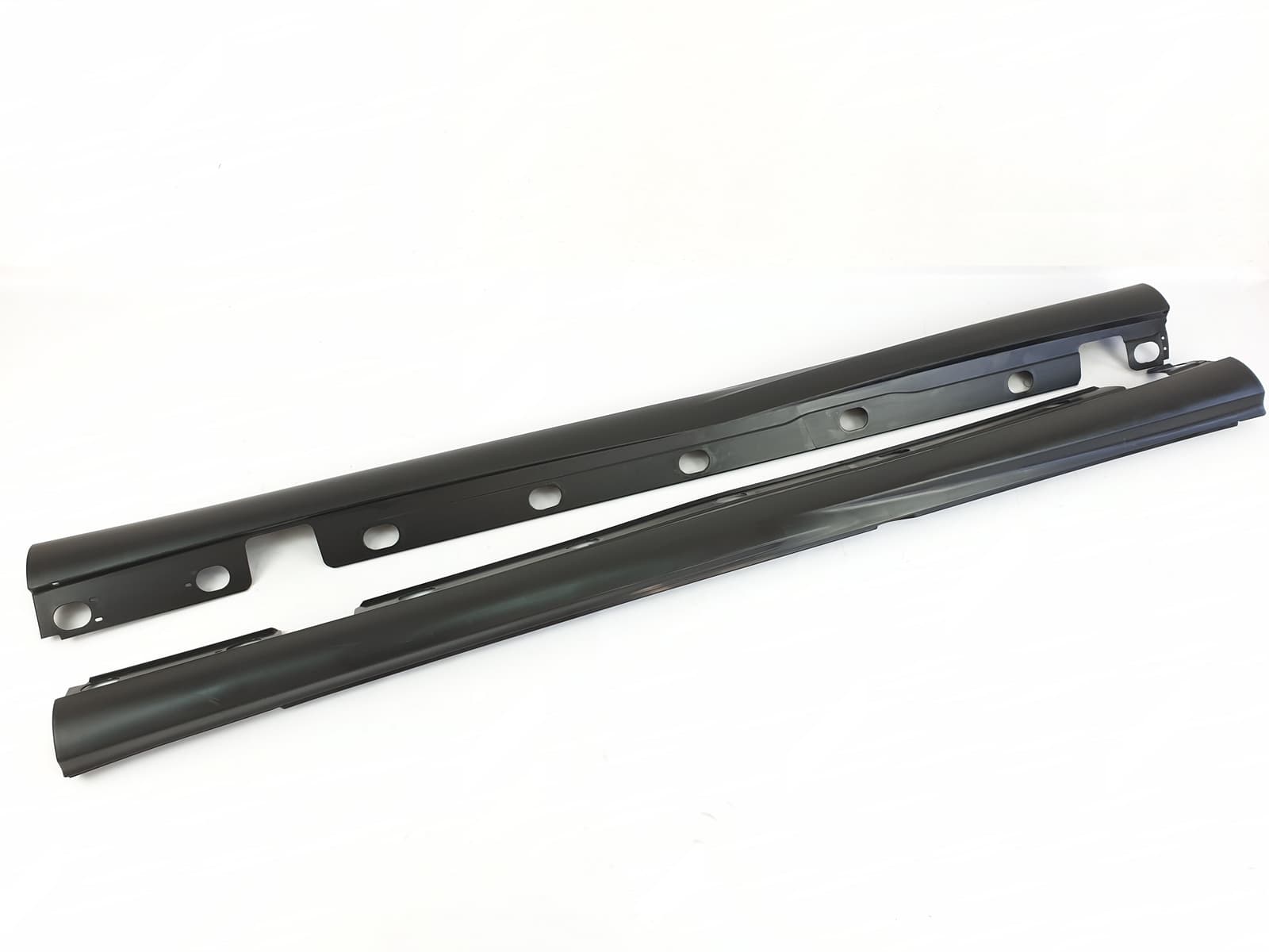 Накладки на пороги (стиль S63 AMG) на Mercedes-Benz S-Class W221 2005-2009 року