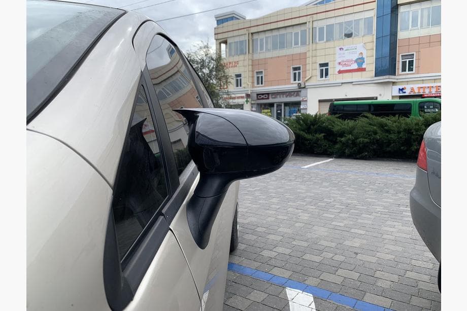 Накладки на дзеркала BMW-Style (Для Fiat 500, 2 шт)