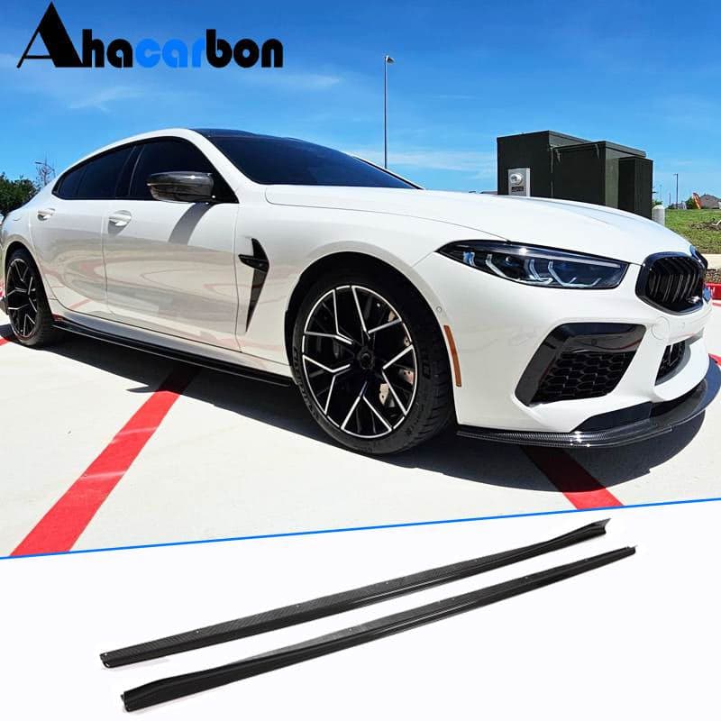 Накладки на пороги V1 (для G16 M-Sport/F93 M8, Карбон)