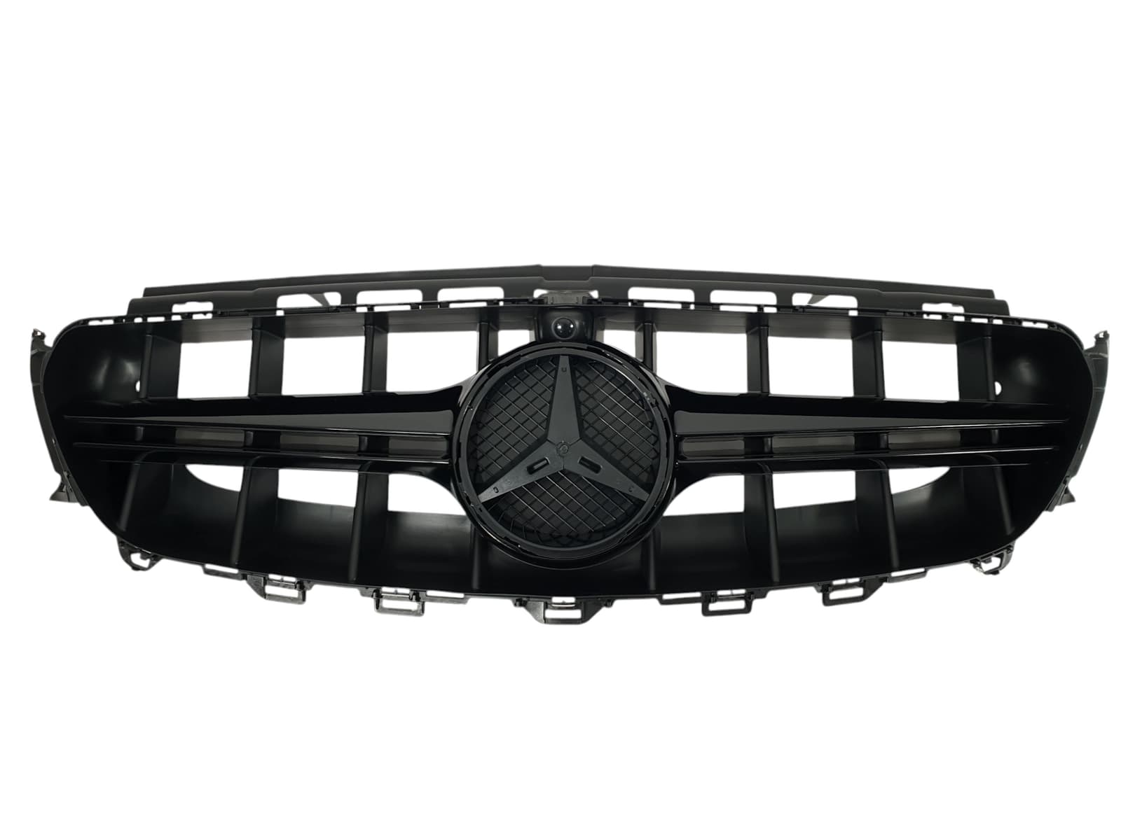 Решітка радіатора Full Black (стиль AMG E63 S) на Mercedes-Benz E-Class W213 2016-2020 року