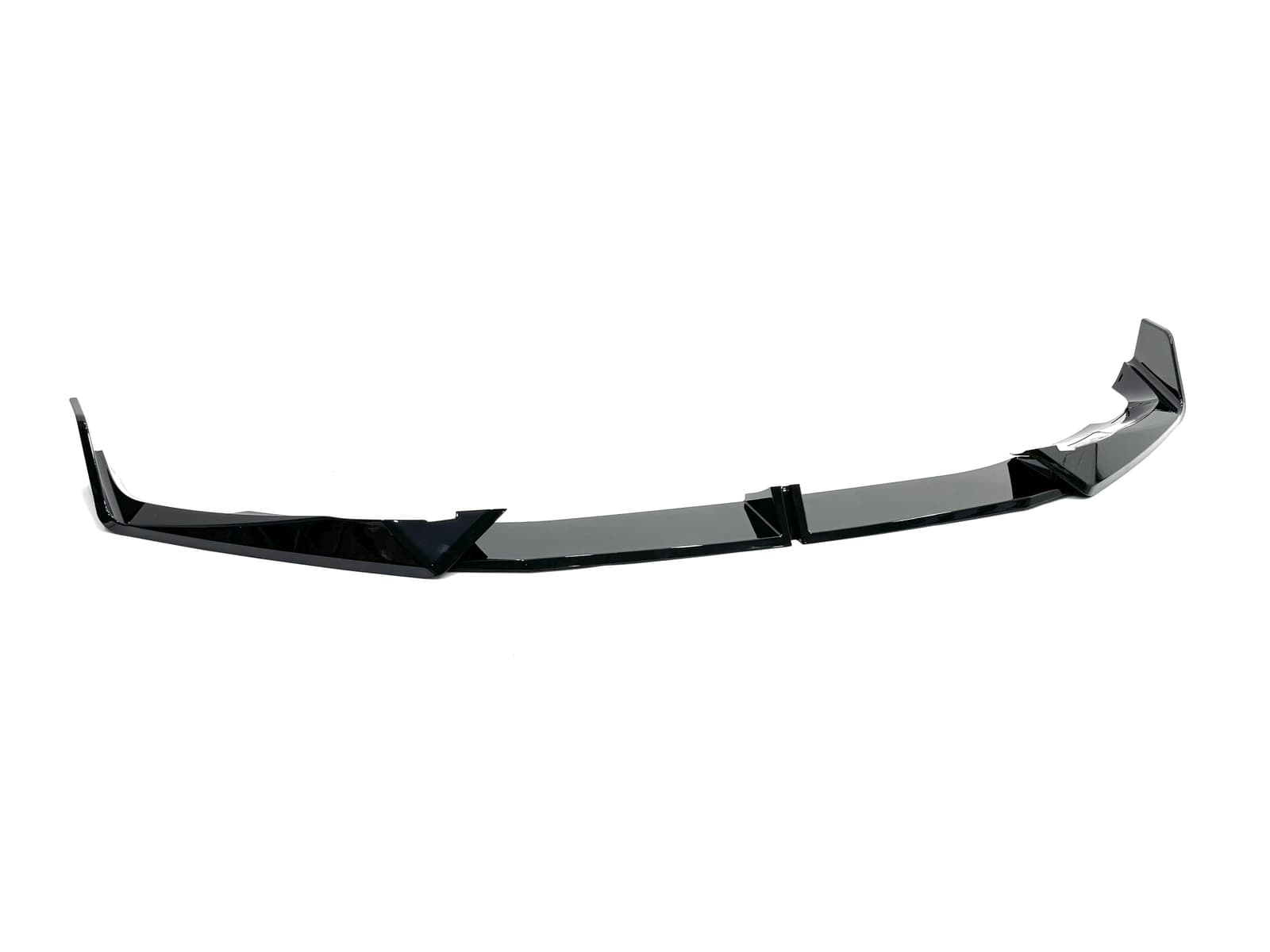Юбка переднього бампера M-Performance LCI для BMW X3 G01 / X4 G02 2022-2024 ABS пластик, чорний глянець 2