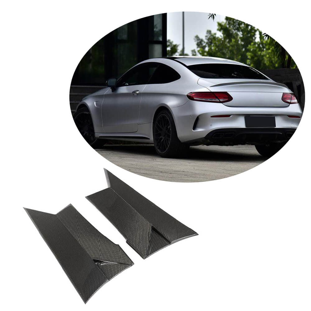 Накладки на задні крила (для купе/кабріолет C63 AMG 2015-2019, Карбон)