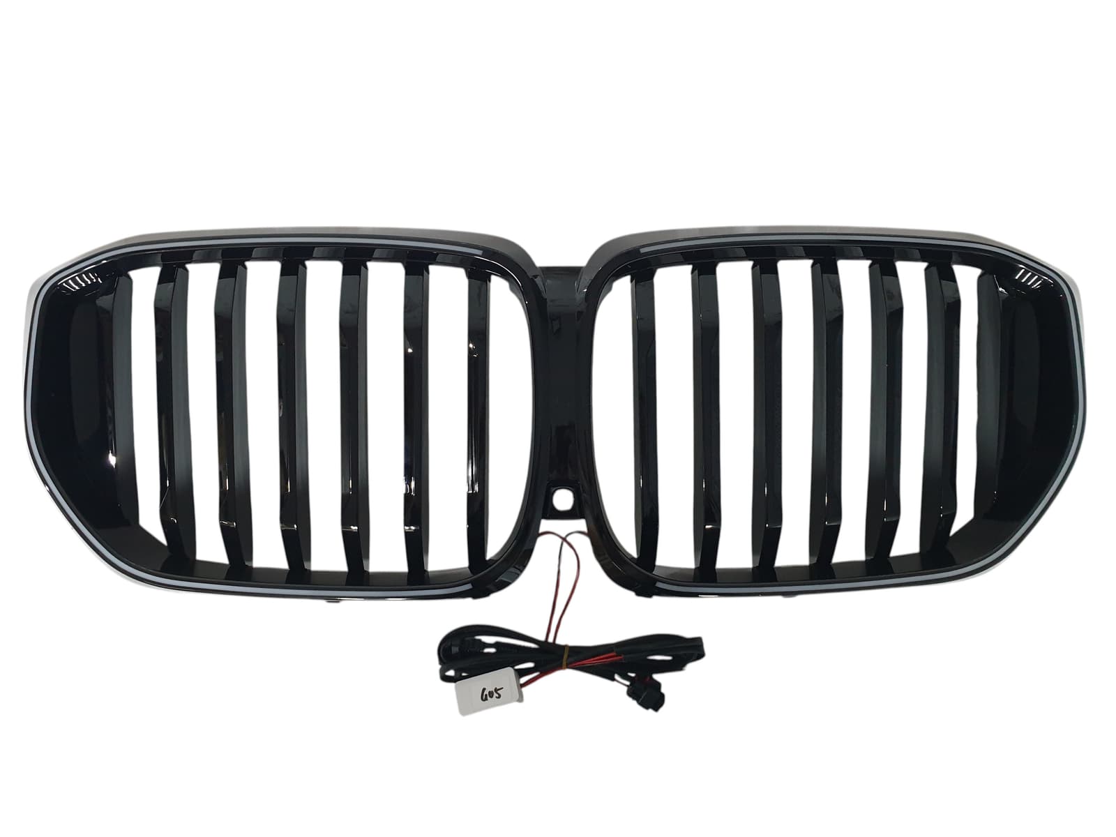 Ніздрі Чорний глянець LED (Iconic Glow) 1bar на BMW X5 G05 2018-2022 року 4