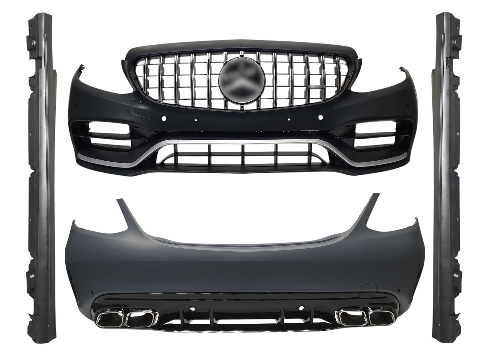 Комплект обвісів Full Set (C63 LCI) на Mercedes-Benz C-Class W205 2014-2018 року