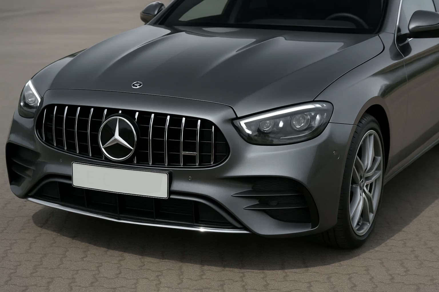 Передня решітка Panamericana GT (AMG Line, 2020-2023) З місцем під камеру