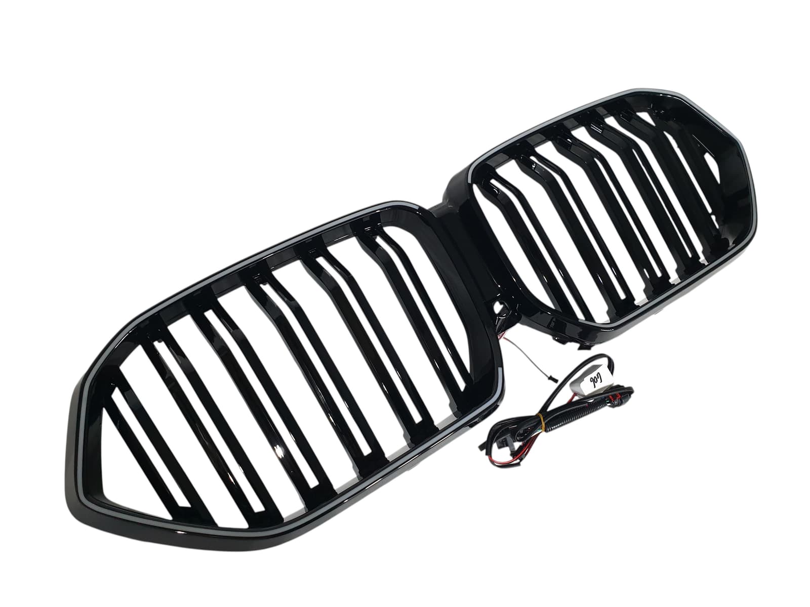 Ніздрі Чорний глянець LED (Iconic Glow) 2bar на BMW X6 G06 2019-2022 року 5