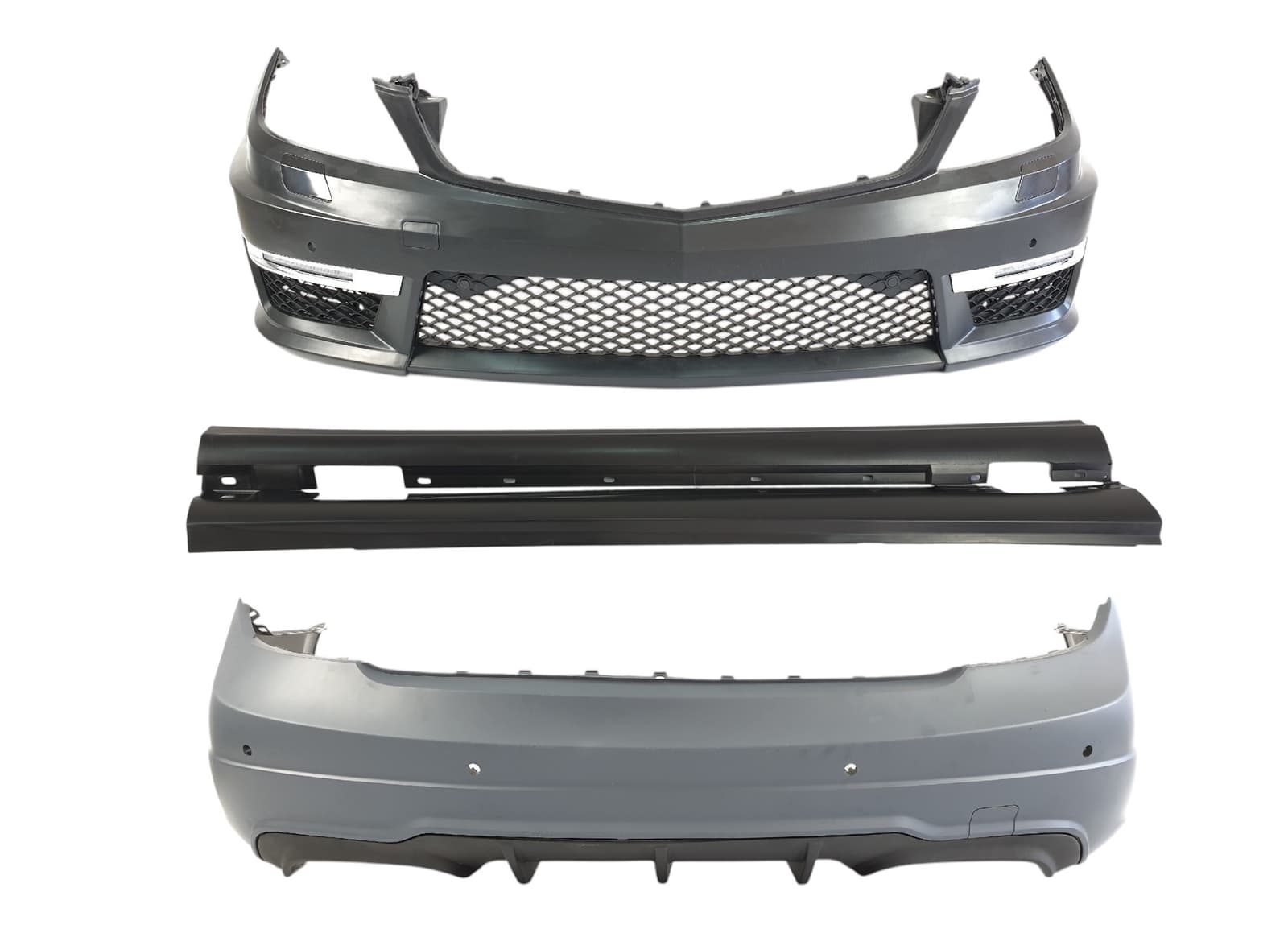 Комплект обвісів (стиль C63 AMG) на Mercedes-Benz C-Class W204 2007-2014 року