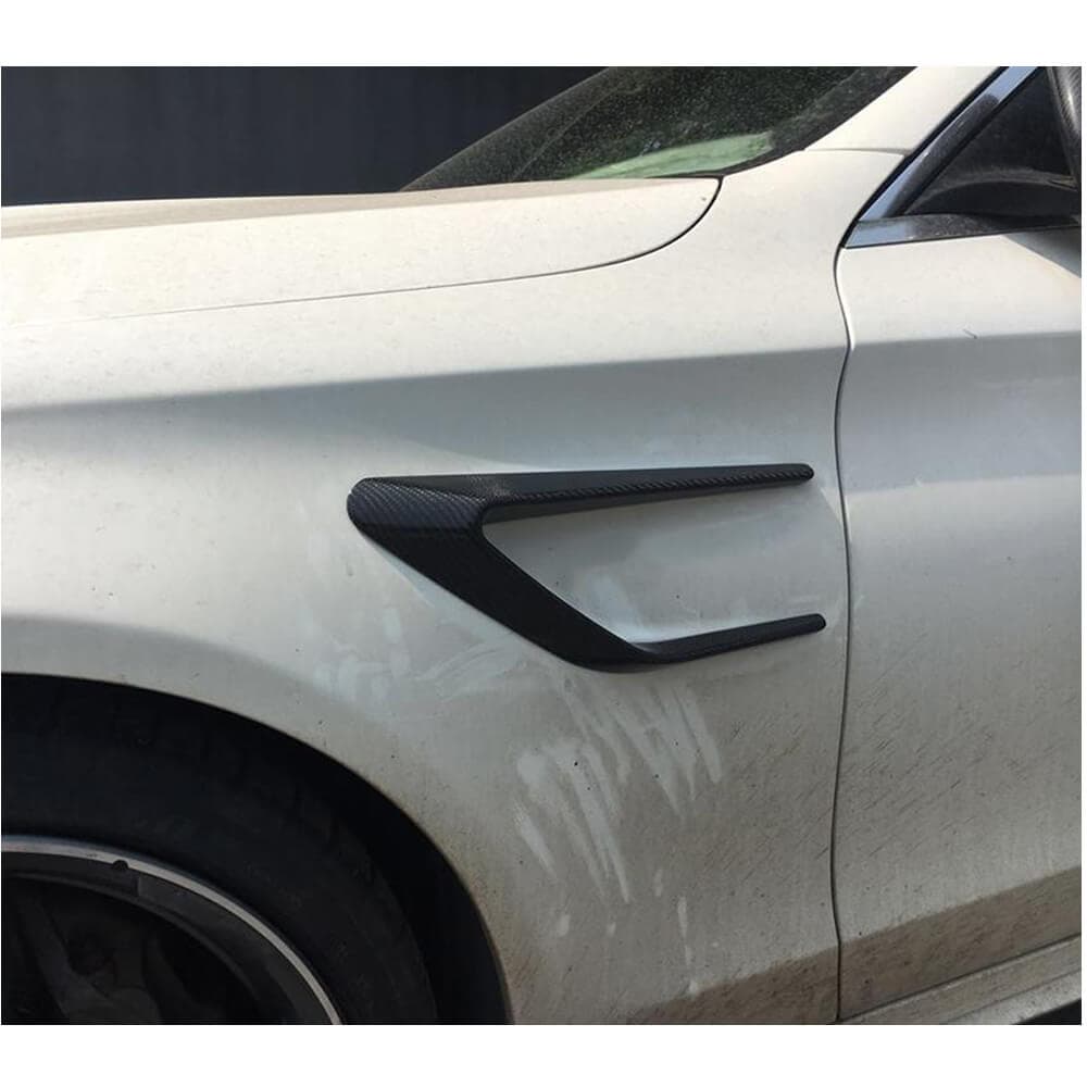 Накладки на передні крила (для SD C63 AMG 2015-2019, Карбон) 4