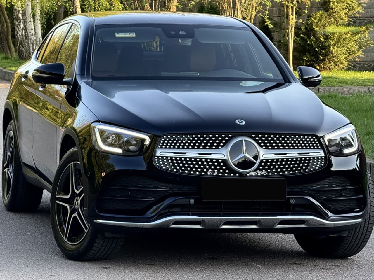 Передня решітка Diamond Silver (для GLC 43 AMG/GLC 63 AMG/AMG-Line 2019-2022) Без місця під камеру