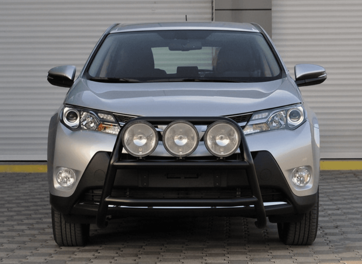 Кенгурятник WT018 Black (нерж)