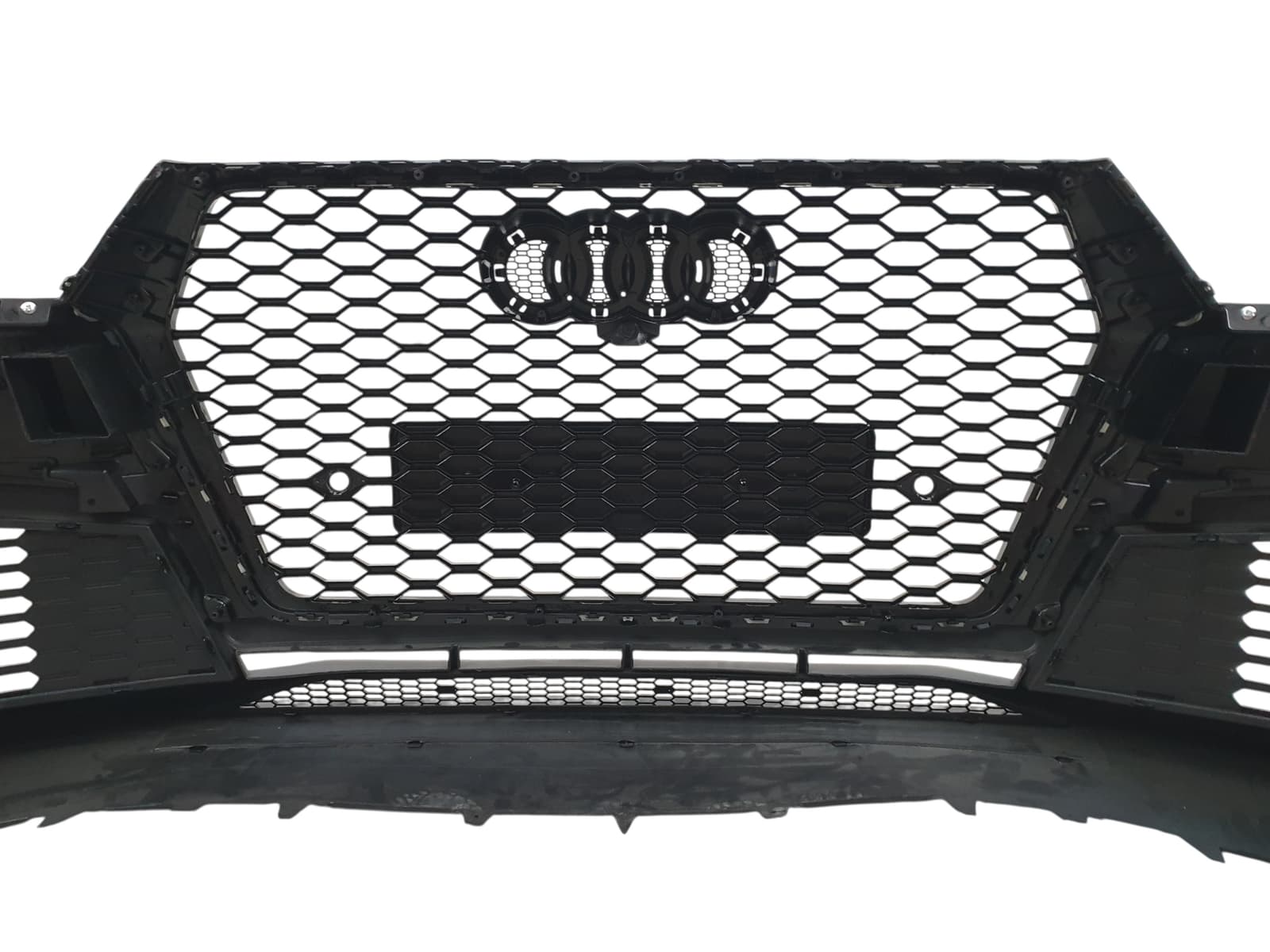 Передній бампер (RS Style) Black на Audi Q7 4M 2015-2020 року 5